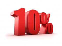  10%  